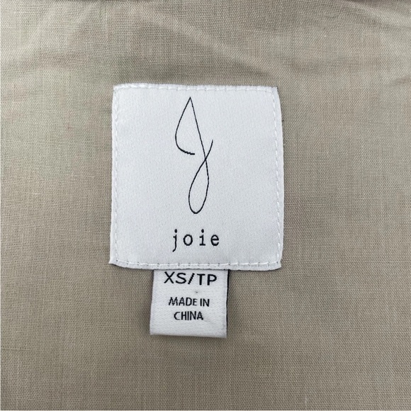 Joie Green Tan Plaid Brushed Wool Blend Shacket – Women’s XS Relaxed Fit - Picture 8 of 9